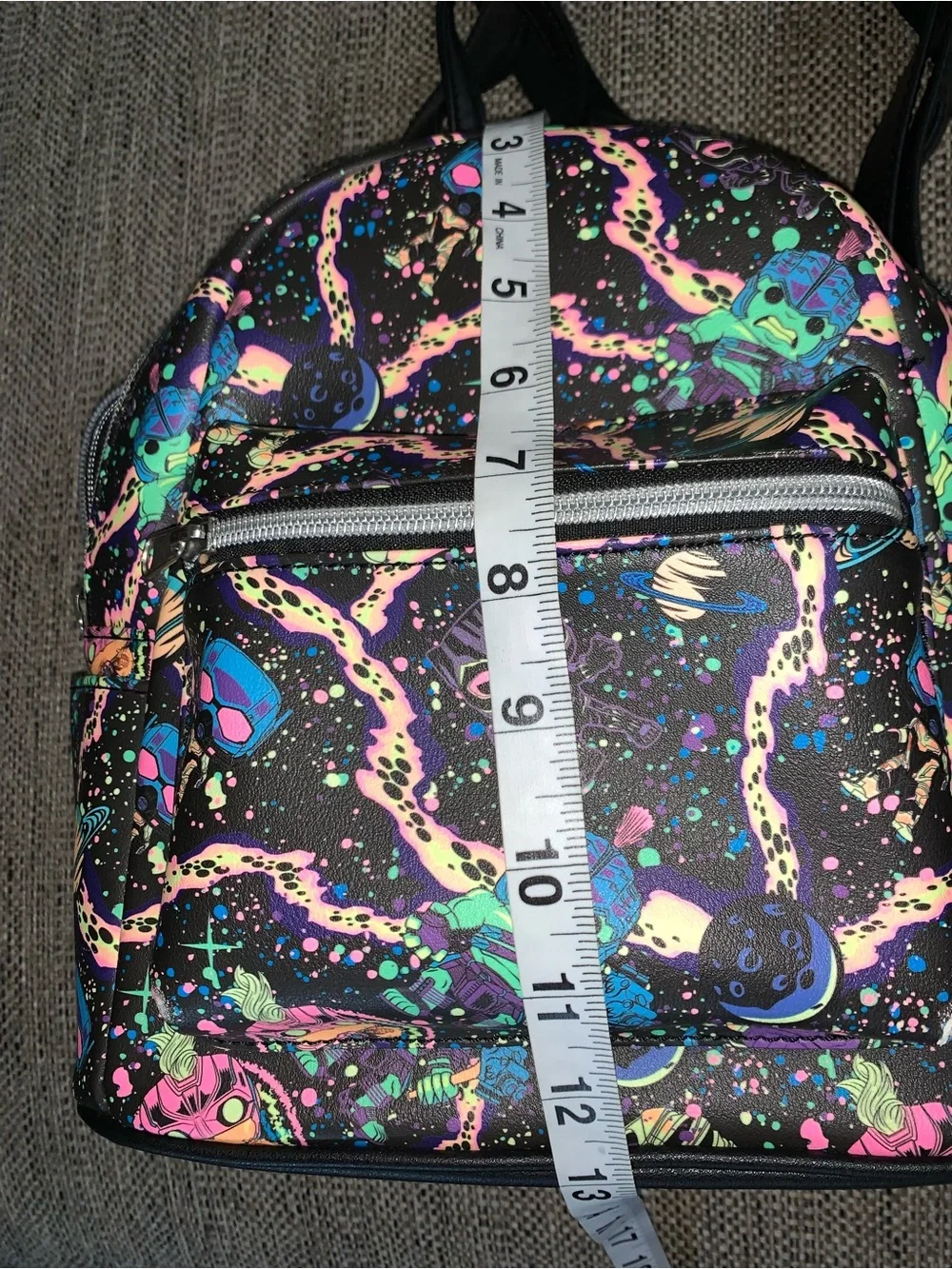 Funko Marvel Infinity Saga Blacklight Backpack nwot